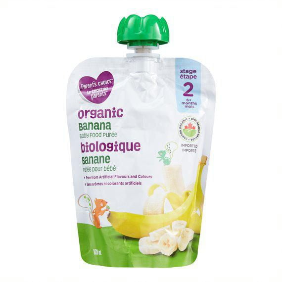 Le choix des Parent’s biologique banane purée pour bébé
