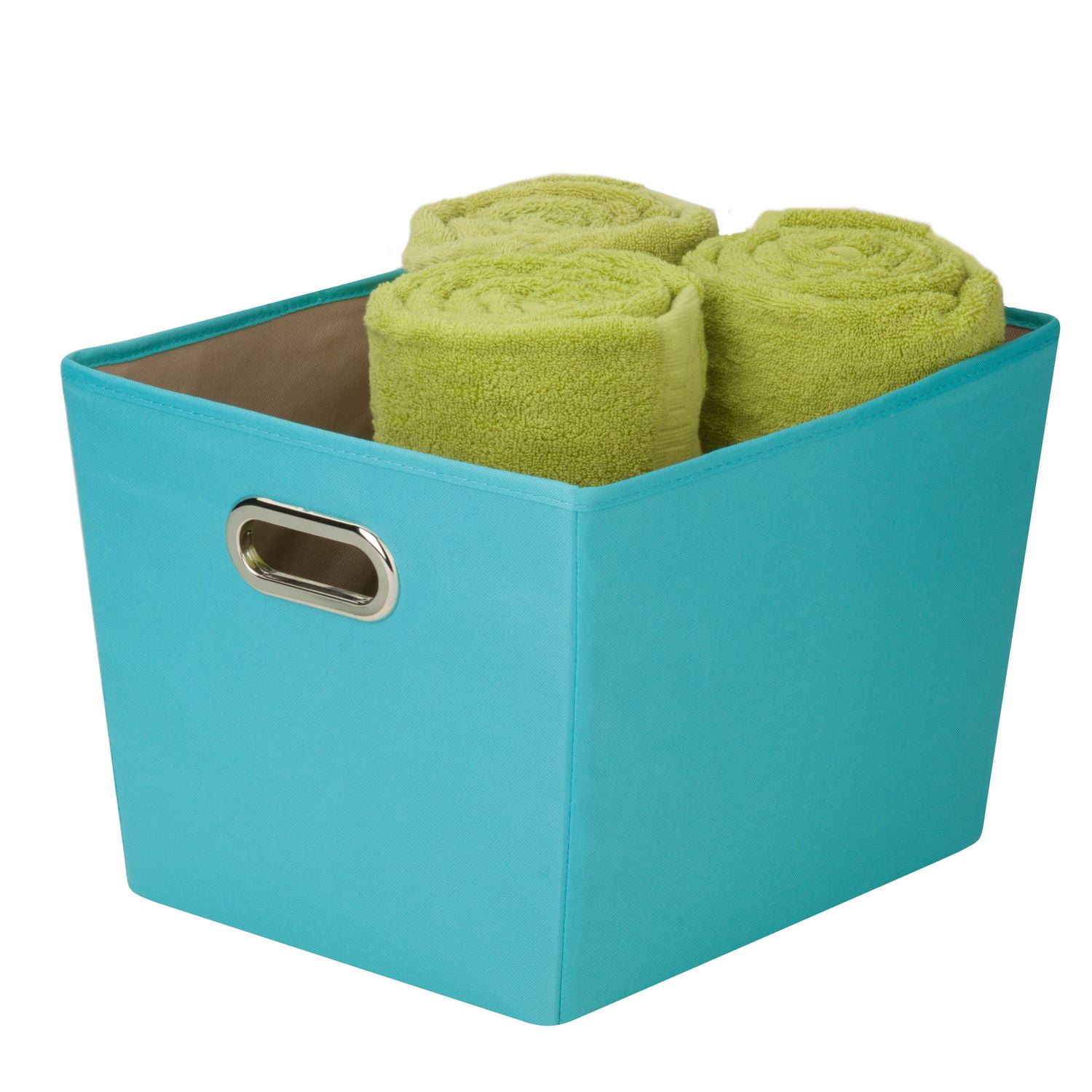 Medium Decorative Storage Bin 15.75"X13"X10.8"Black Walmart Canada