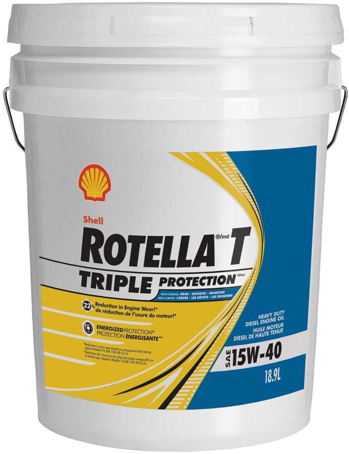 Rotella T Triple Protection 15W 40 Heavy Duty Diesel Engine Oil Rotella T Triple Protection 15W 40 Heavy Duty Diesel Engine Oil