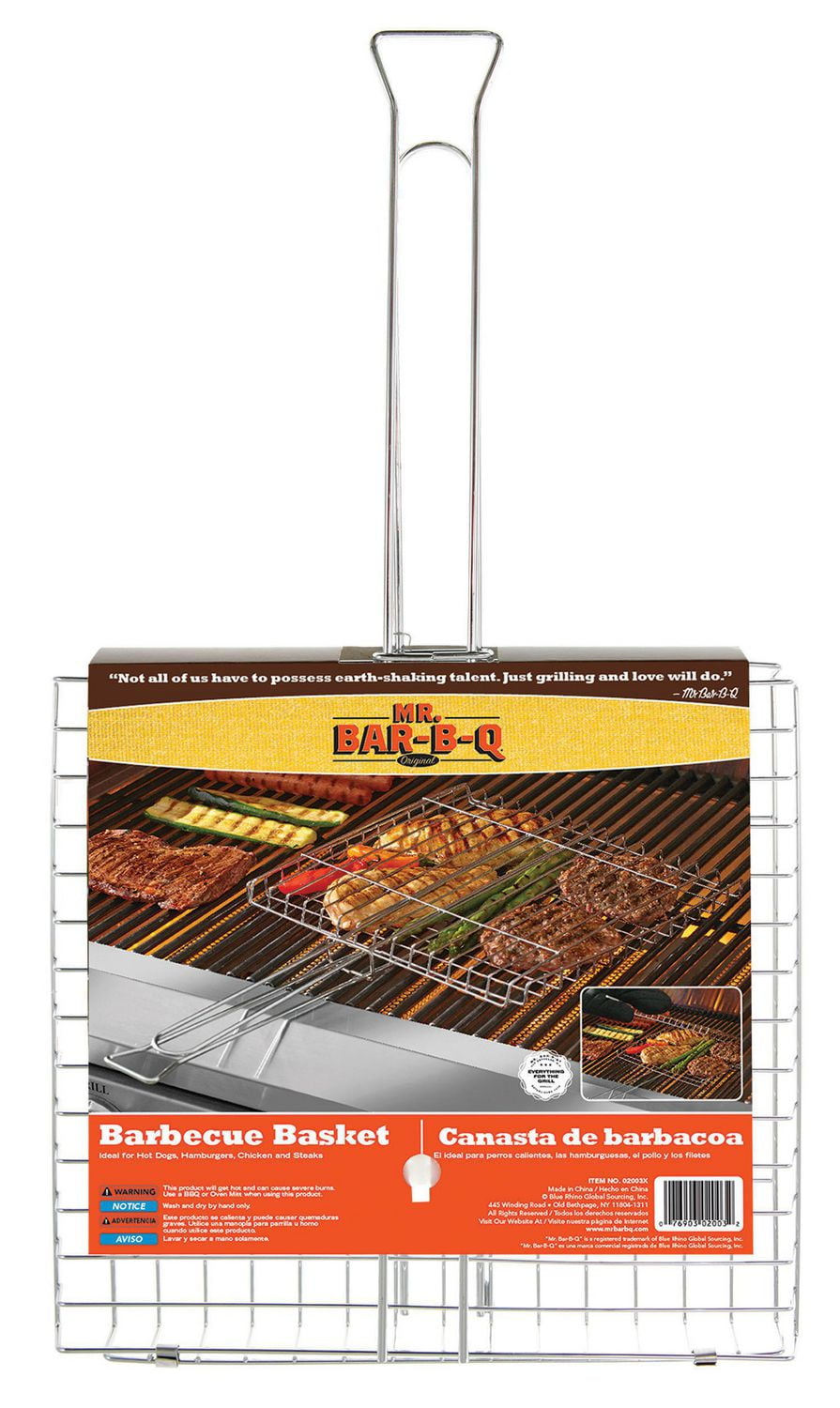 MR.BARBQ Chrome Grilling Basket Walmart Canada