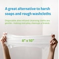 thumbnail image 2 of Medline FitRight Aloe Personal Cleansing Wipes, 2 of 5