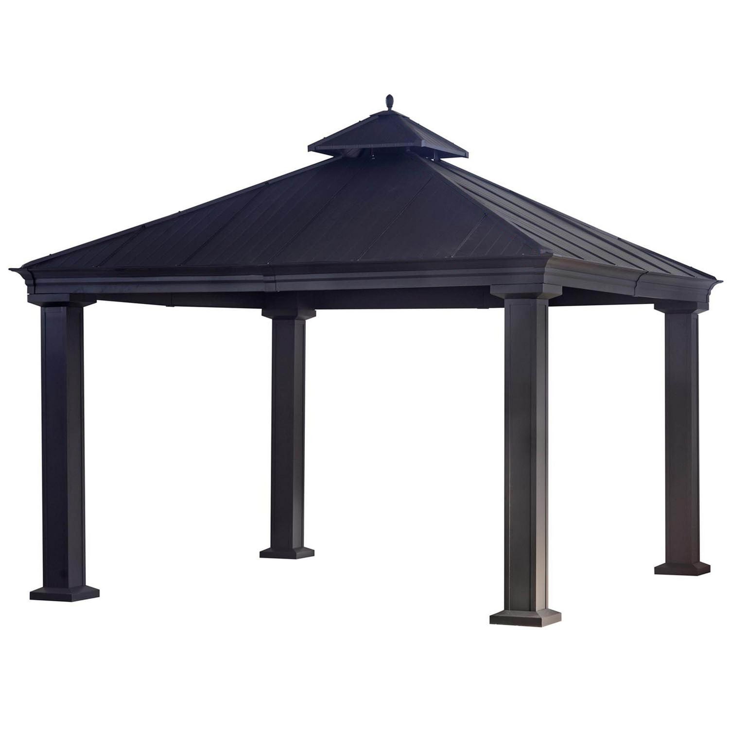 Sunjoy Royal Hard-Top Black Gazebo | Walmart Canada