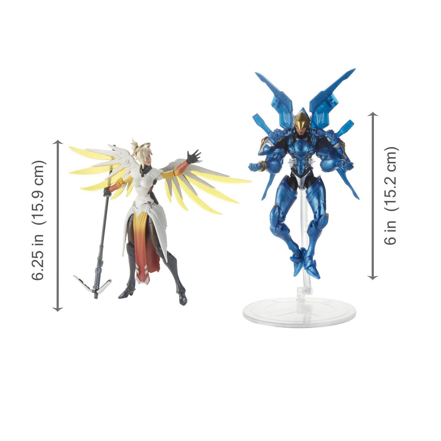 Overwatch Ultimates Series Pharah and Mercy Dual Pack 6-Inch-Scale