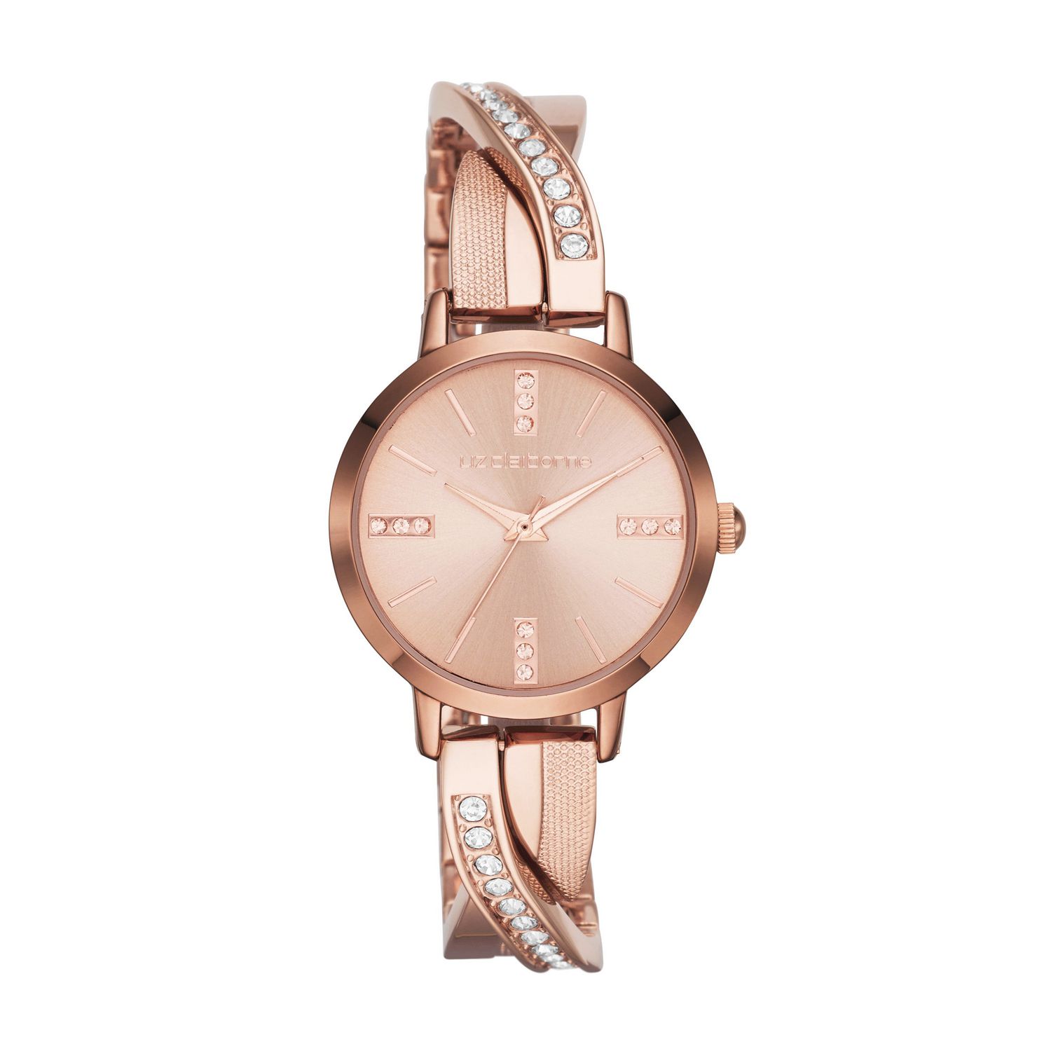 Ladies' George Fashion Watch in Rose Gold Plating with Crystals ...