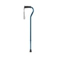 thumbnail image 1 of Medline Aluminum Offset Cane with Gel Grip, Blue, 1 of 3