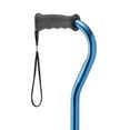 thumbnail image 2 of Medline Aluminum Offset Cane with Gel Grip, Blue, 2 of 3