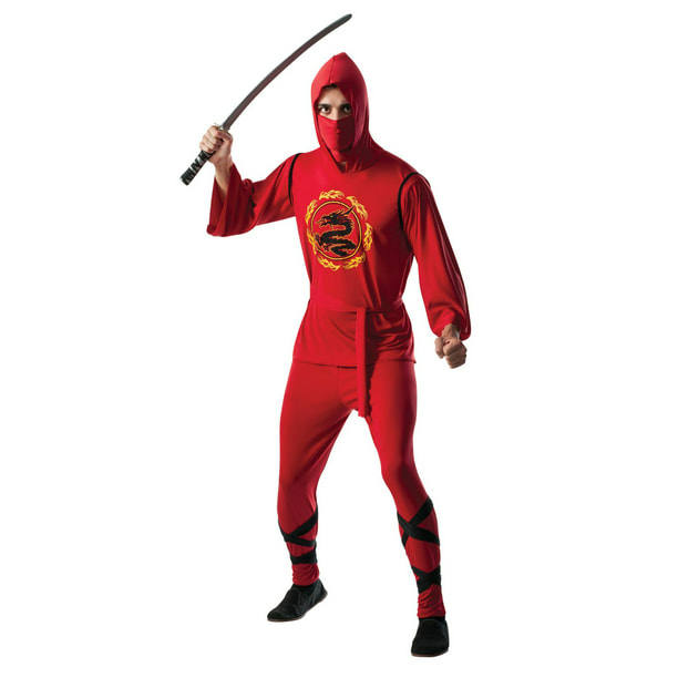 Costume de Ninja rouge pour adultes de Rubie's