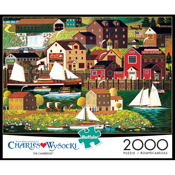 Buffalo Games Le puzzle Charles Wysocki The Cambridge en 2000 pièces