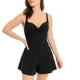 thumbnail image 3 of Maillot une-pièce style combishort à torsade froncée à l’avant pour femme Captiva, 3 of 5