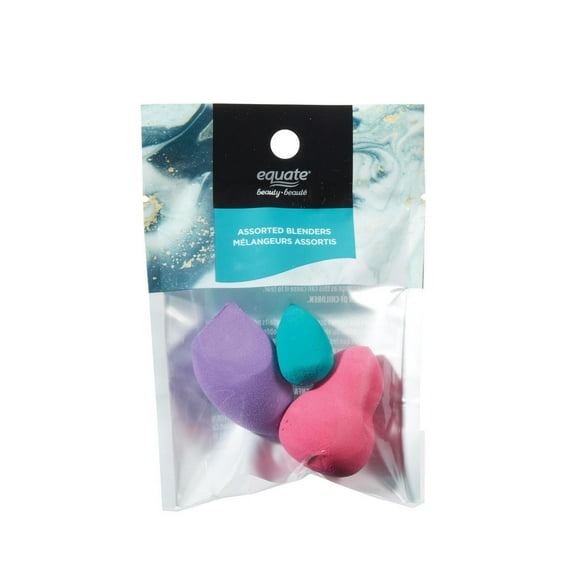 Equate Beauty Assorted Blenders, Set of 3 blending sponges