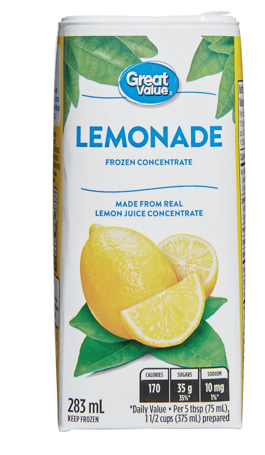 Great Value Lemonade Frozen Concentrate Walmart Canada