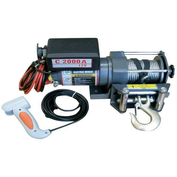 DK2 Warrior Electric Winch 2000lb - Walmart.ca