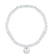 thumbnail image 3 of Quintessential – Ensemble de 3 bracelets blancs en verre perlé, 3 of 4