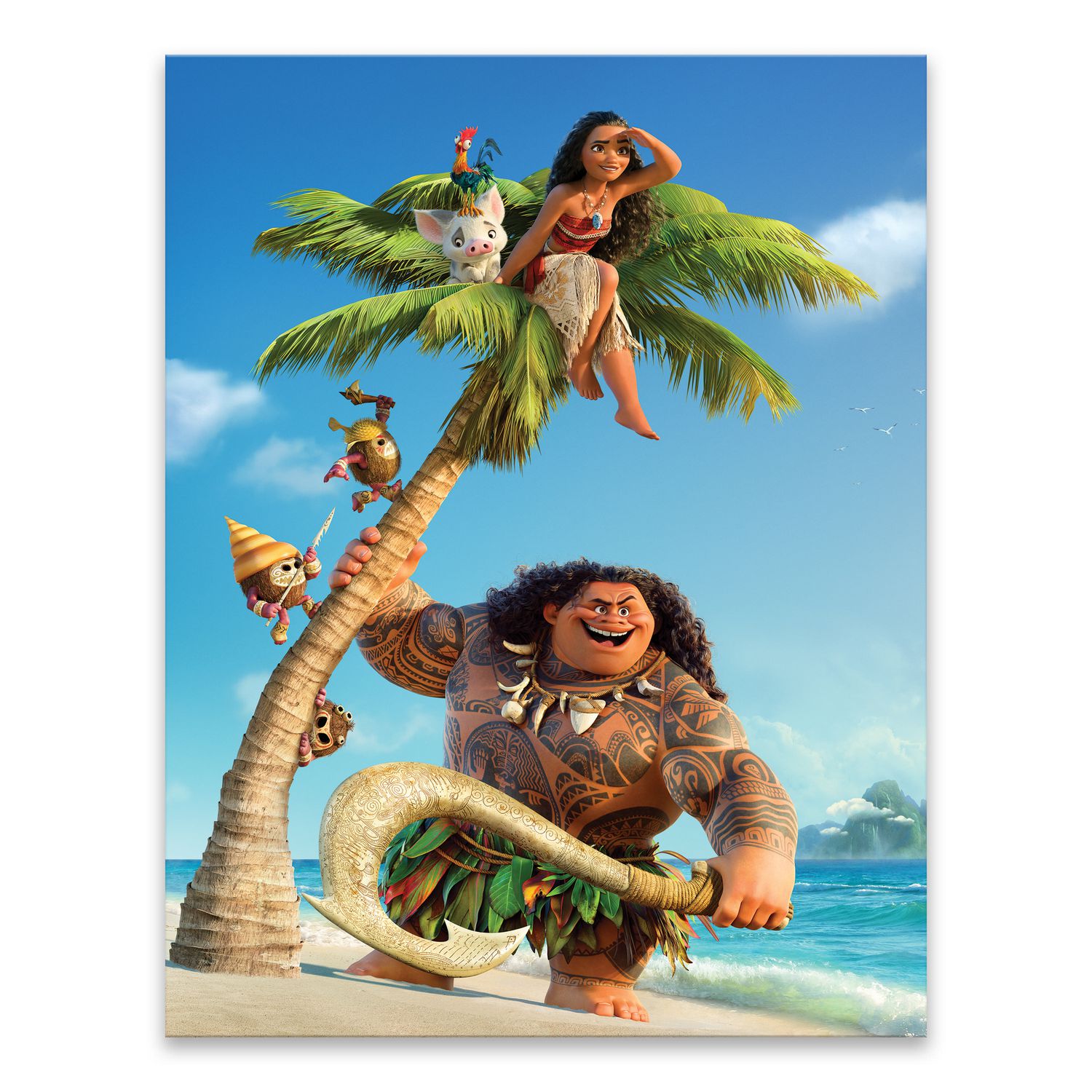 Artissimo Designs Moana Group in Tree Prined Canvas - 6.5W ...