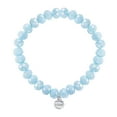 thumbnail image 4 of Quintessential – Ensemble de 3 bracelets Aqua en verre perlé, 4 of 4