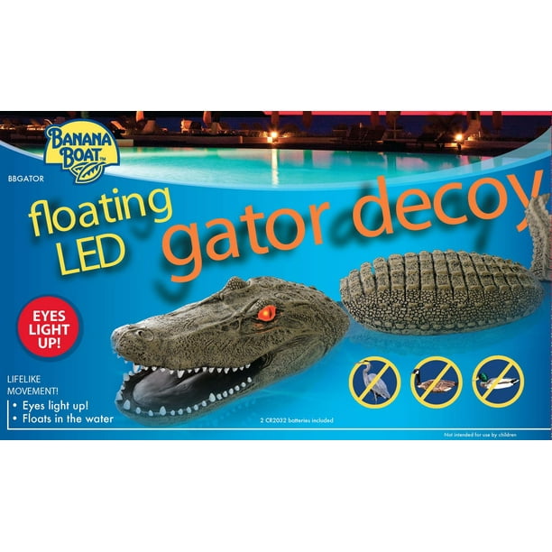 Banana Boat Leurre D’alligator DEL Flottant