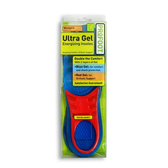 Semelles énergisantes ProFoot pour femmes avec ultra gel