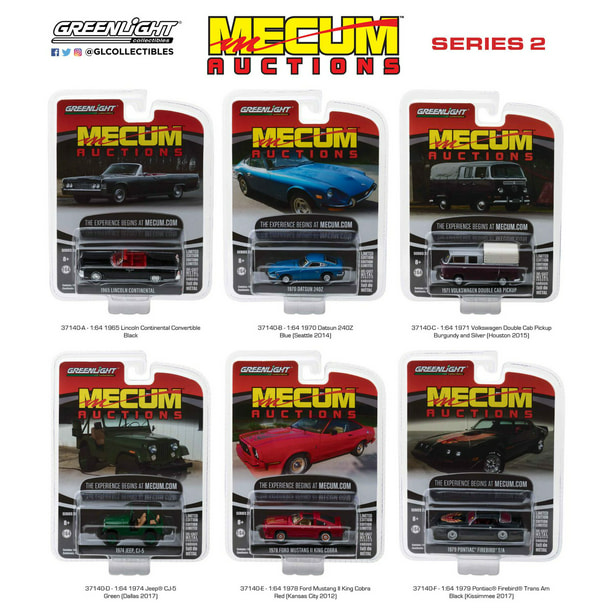 Jouet véhicules 1:64 moulés sous pression série 3 de la collection Mecum Auction de GreenLight