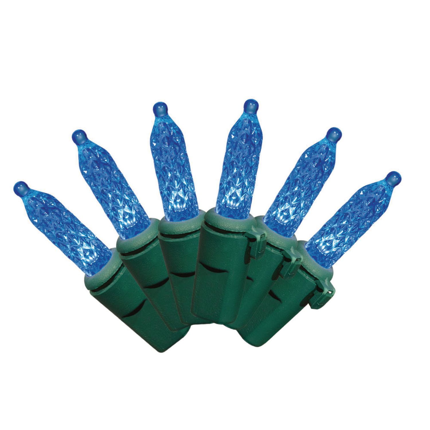 Holiday Time 20.5' 100Count LED M5 String Christmas Lights, Blue