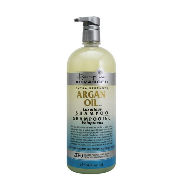 Shampoing Voluptueux Advanced Extra Strength de Renpure à l'huile d'argan