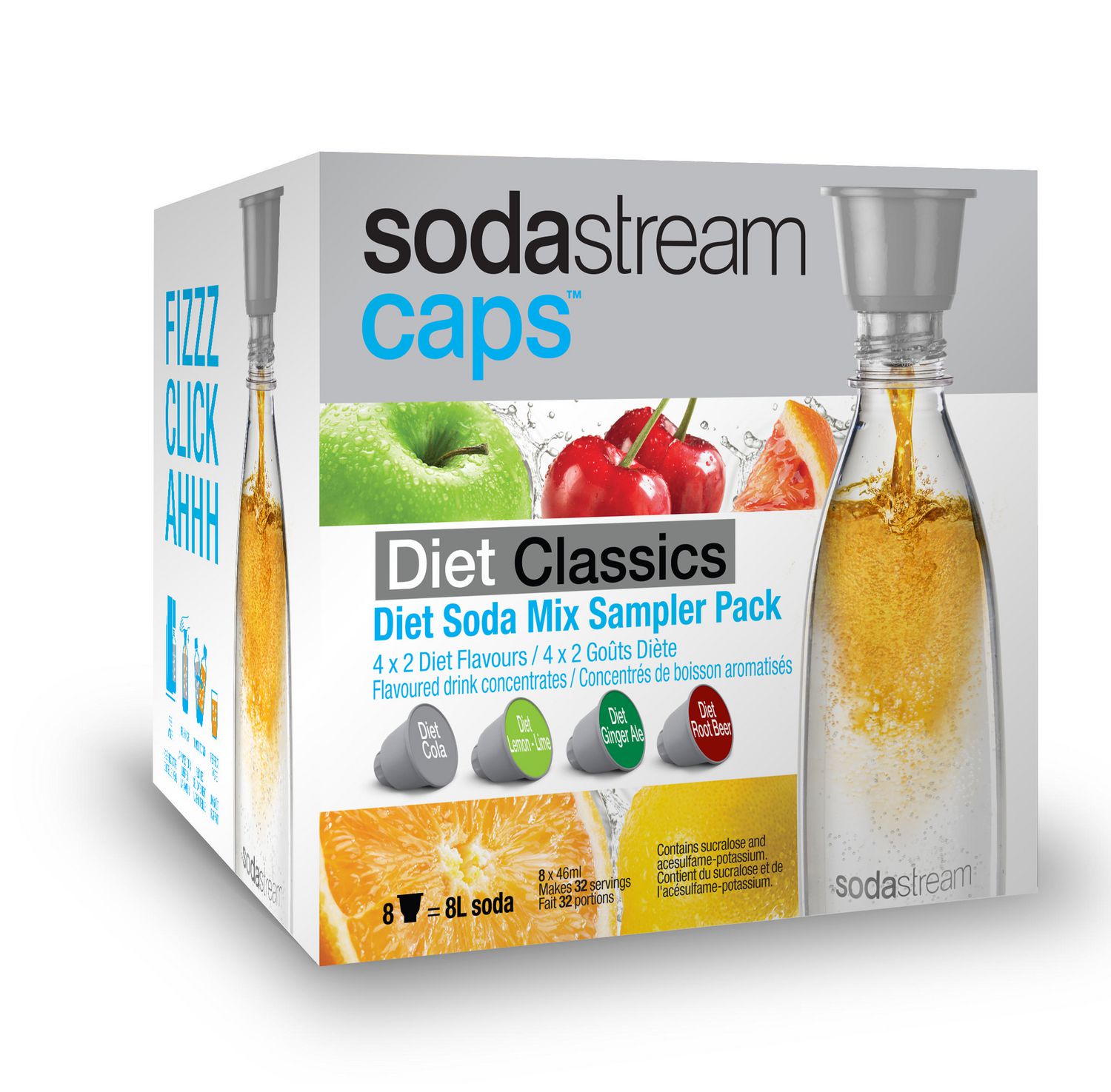 Capsules Sodastream portion individuelle 