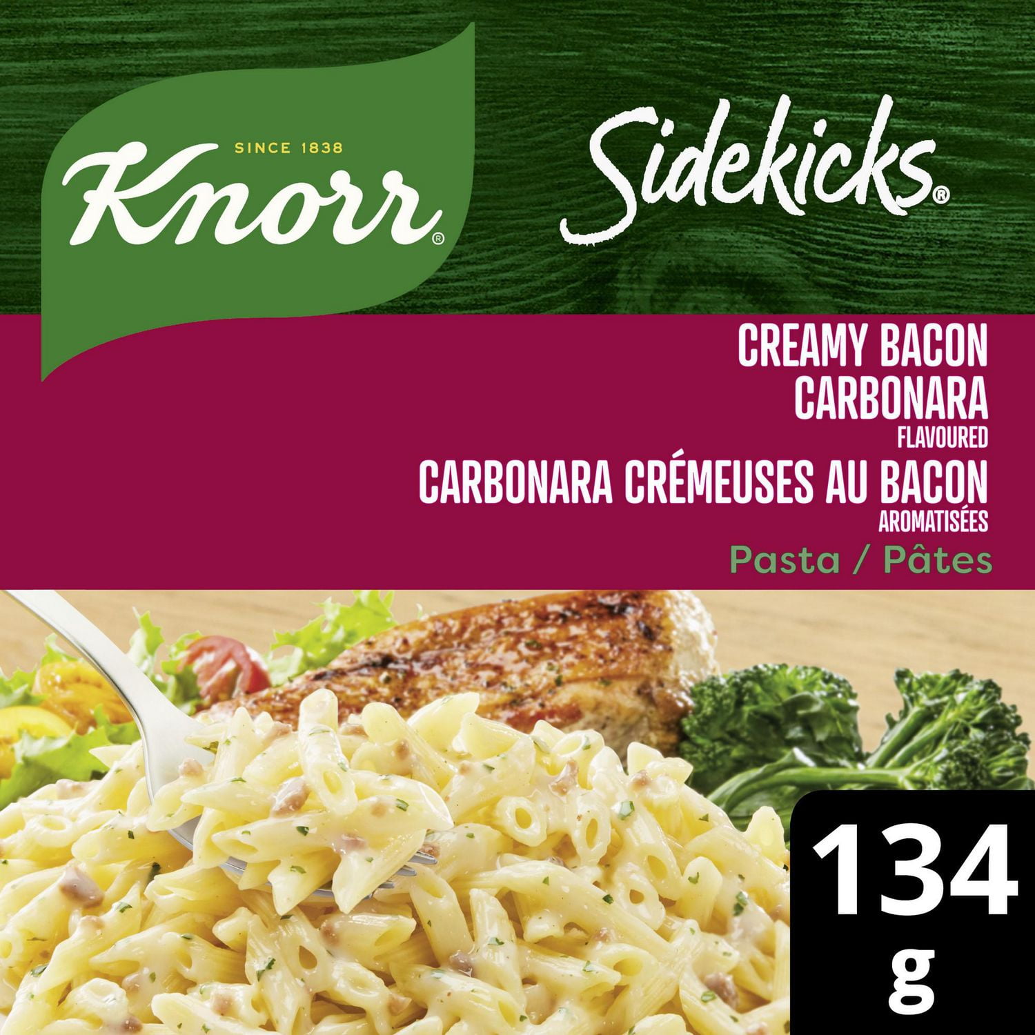 Knorr Sidekicks Creamy Bacon Carbonara Pasta Walmart Canada