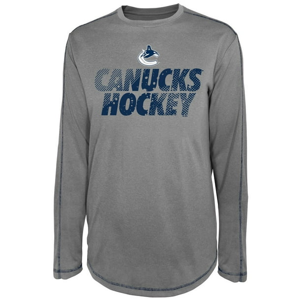T-shirt à manches longues accrocheur des Canucks de Vancouver de la LNH