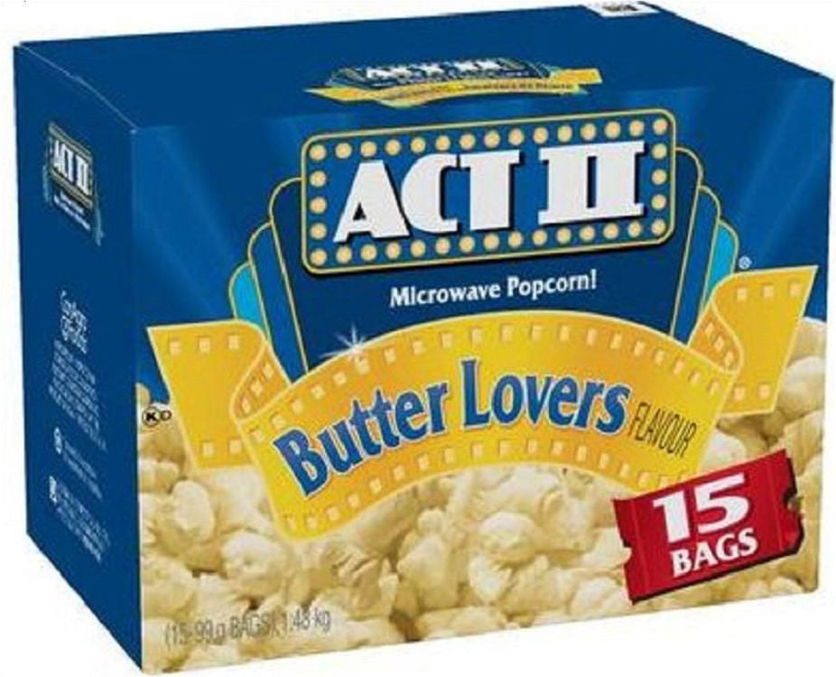 ACTII® Microwave Gourmet Popcorn Butter Lovers Flavour Walmart Canada