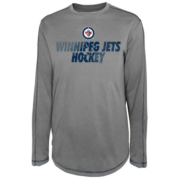 T-shirt à manches longues accrocheur des Jets de Winnipeg de la LNH