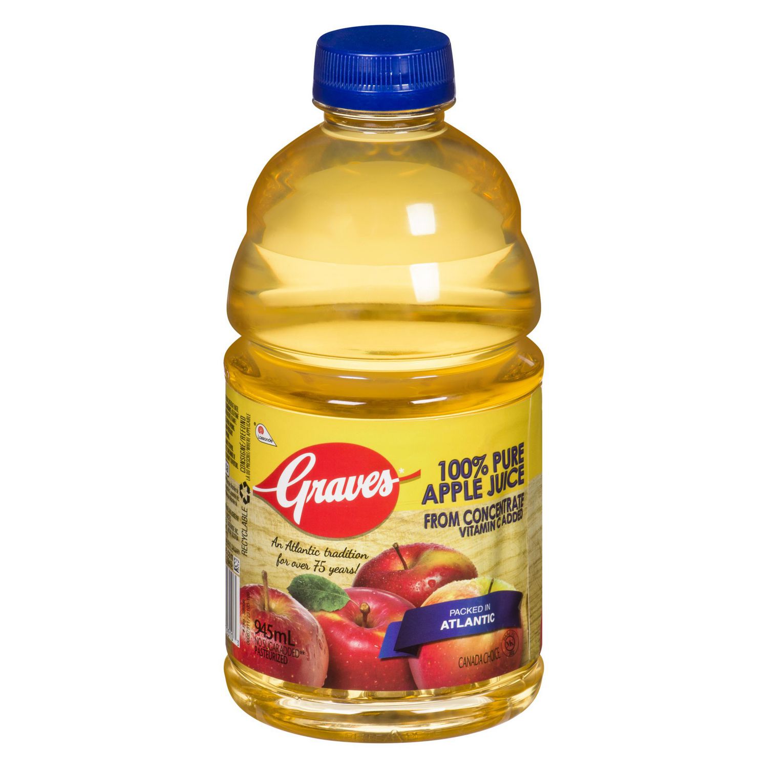 Graves 100 Pure Apple juice from concentrate with Vitamin C Walmart