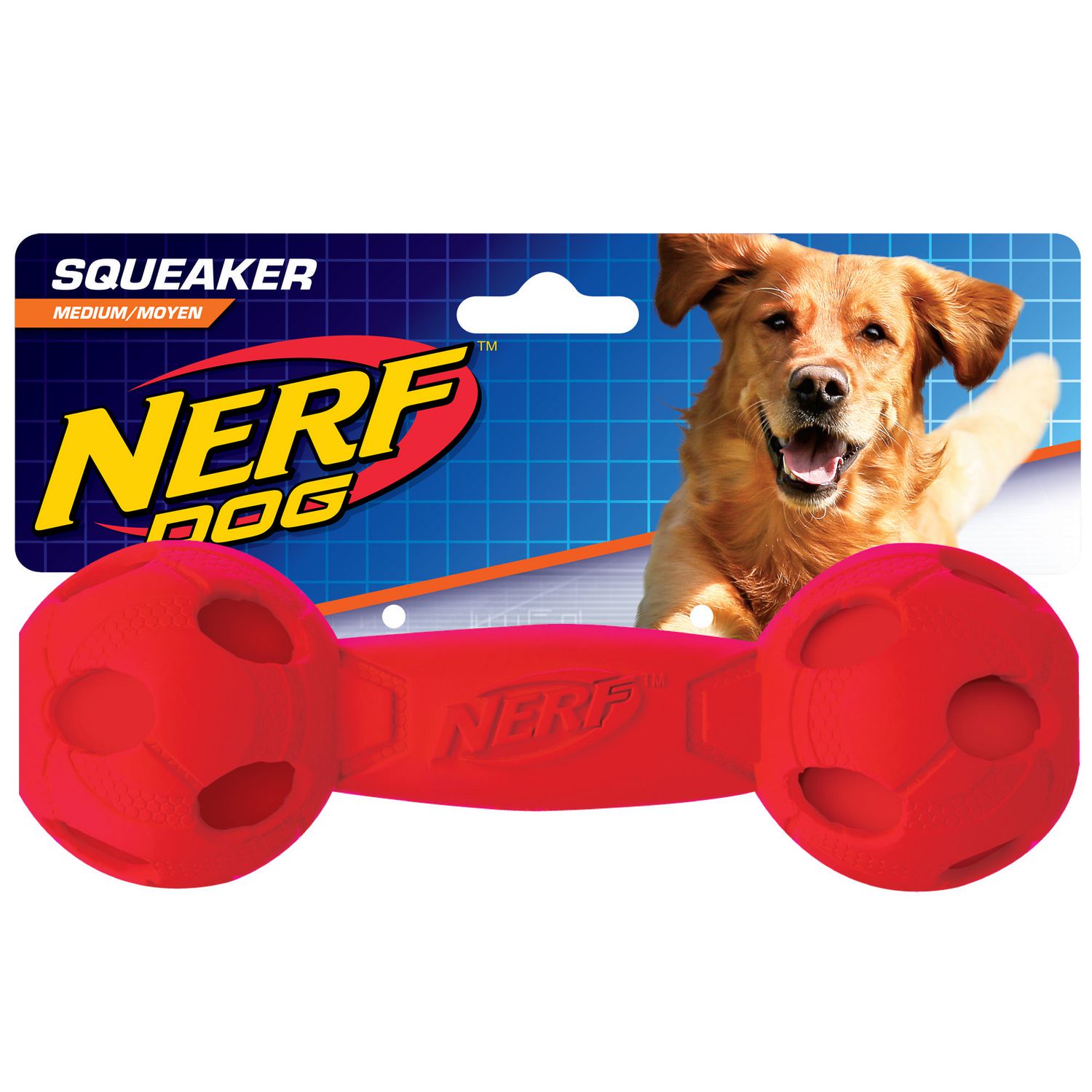 Nerf shop dog squeaker