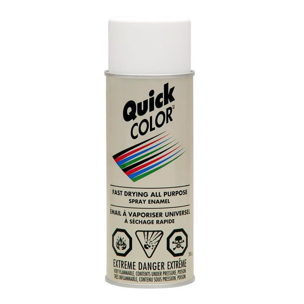 RustOleum Specialty Quick Color Flat White Enamel Spray, 283 g