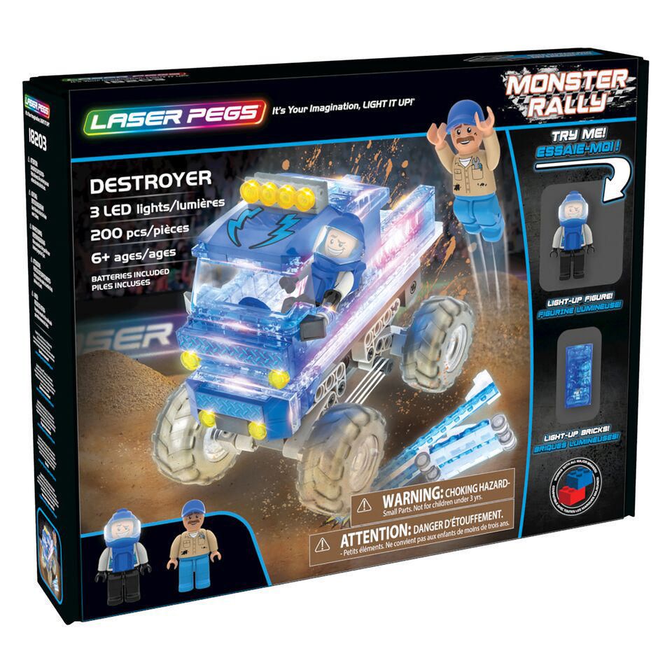 laser pegs monster truck