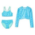 thumbnail image 1 of George Girls' Swim 3-Piece Set, 1 of 2