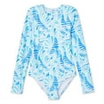 thumbnail image 1 of George Girls' Adaptive Rash Guard 1-Piece, 1 of 3