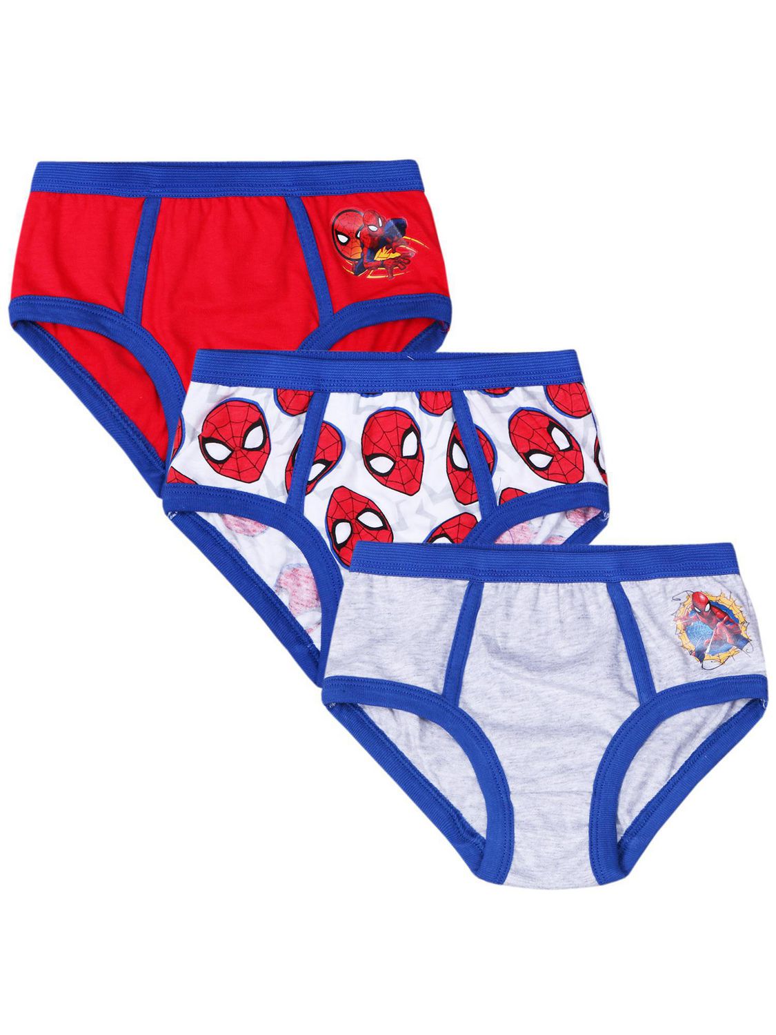 Spiderman three pack underwear for boys 