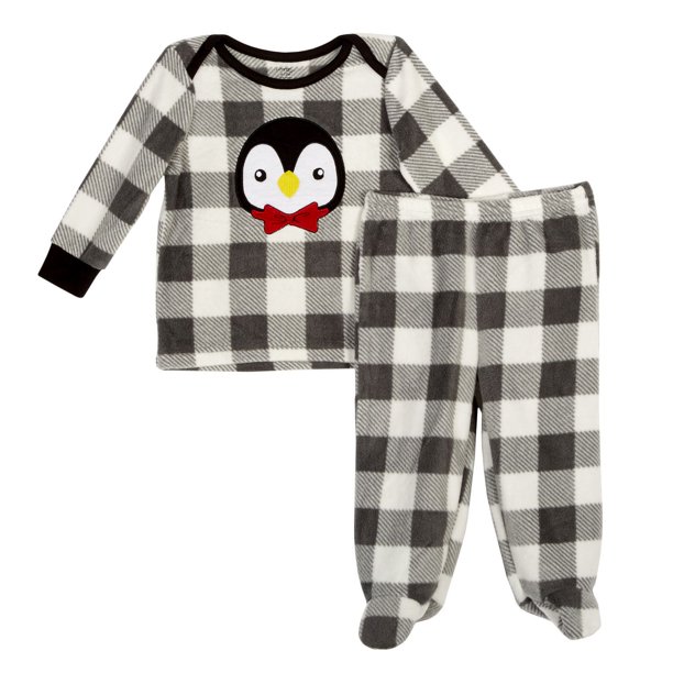 Ensemble pyjama George baby pour bébé garçons, 2 pièces en mirco polaire