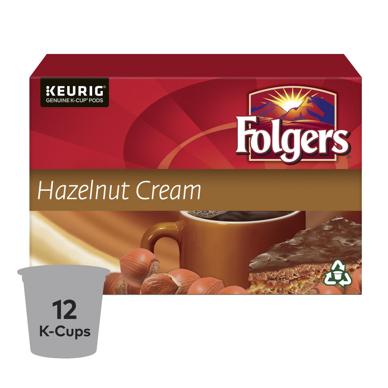 Folgers Hazelnut Cream KCup Coffee Pods 12 Count Walmart Canada