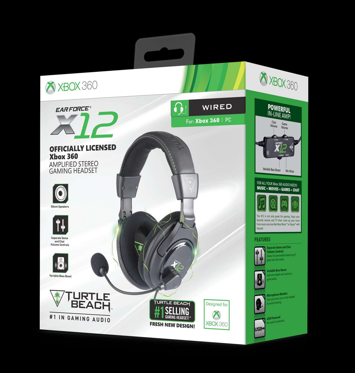 Turtle Beach Ear Force X12 Gaming Headset for Xbox 360 Walmart.ca