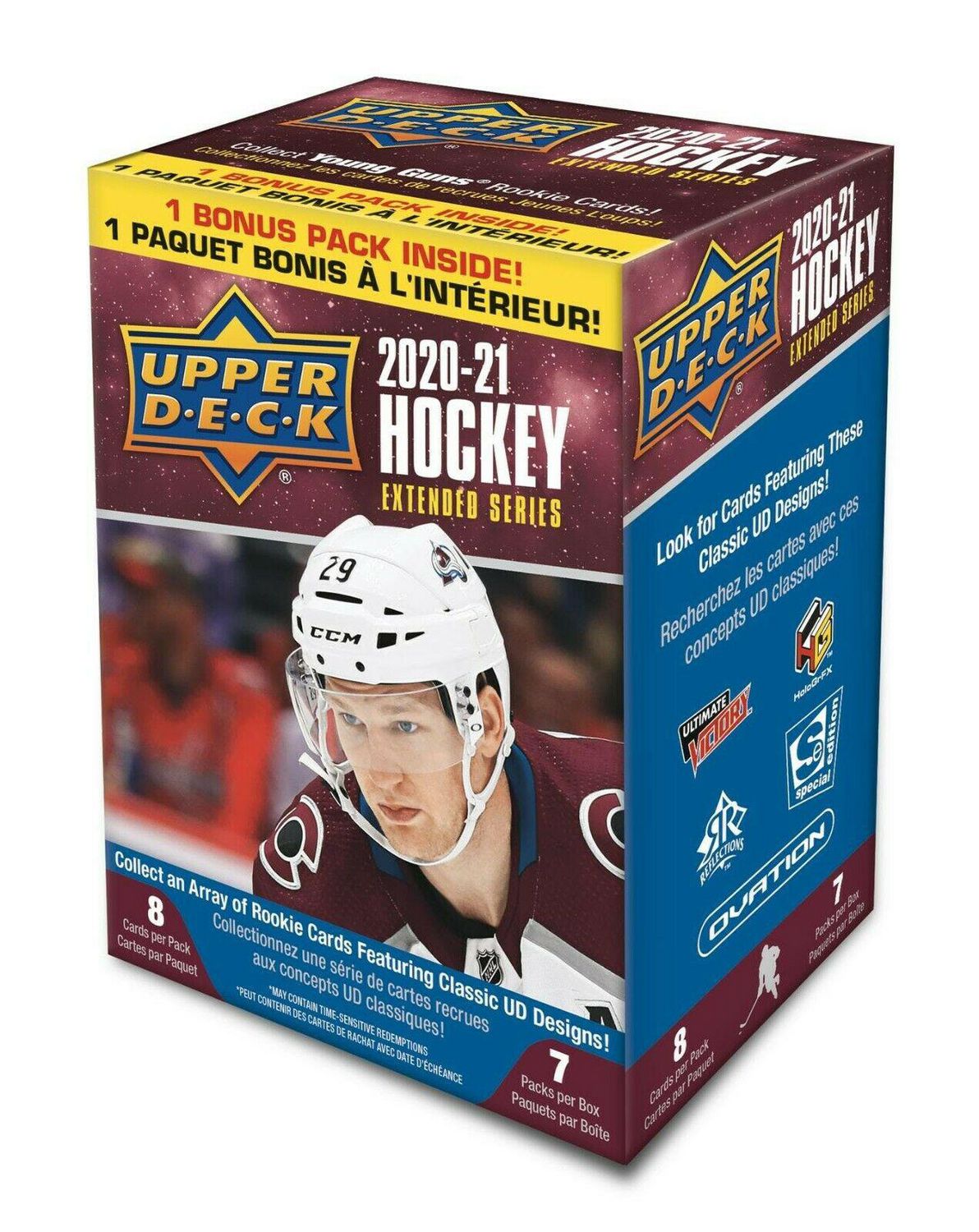 202021 Upper Deck Extended Series NHL Hockey Trading Cards Blaster Box