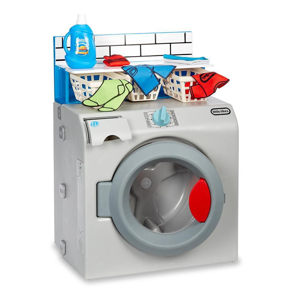 Barbie Doll Laundry Day Routine - Toy Washing Machine Laundry Mat