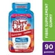 Supplément de fibres gelifiés Fibre Well de Vitafusion pour adultes 90 gelifiés, saveur naturelle – image 1 sur 9