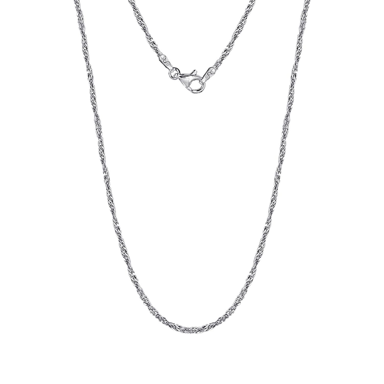 Luxury Designs 20’’ chaîne à maillons unisexe singapore en argent sterling