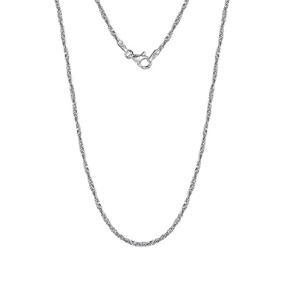 Luxury Designs 20’’ chaîne à maillons unisexe singapore en argent sterling