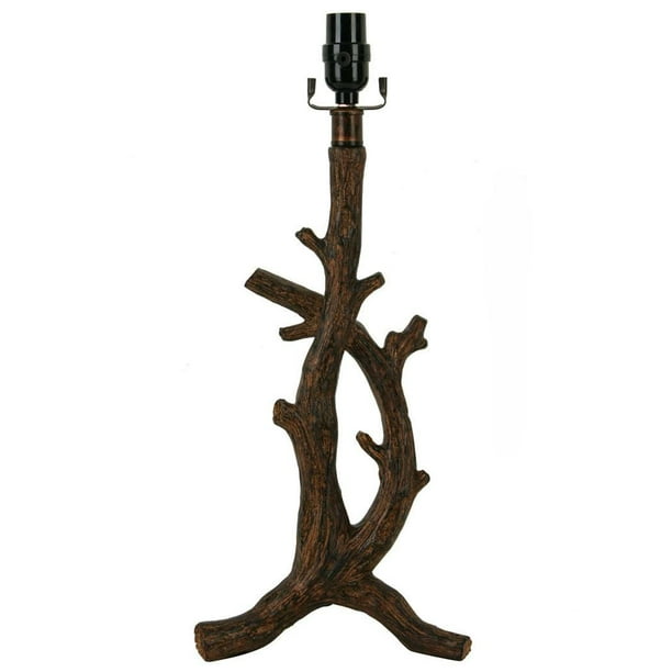 Pied de lampe de table en résine en forme de branches d’arbre Hometrends de 51 cm