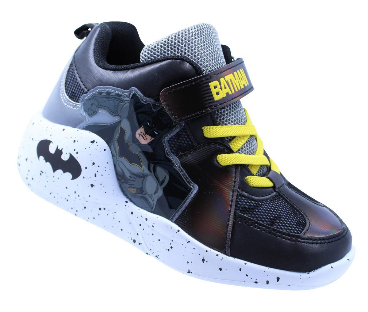 Lighted Batman Hi-tops Athletic Shoes 