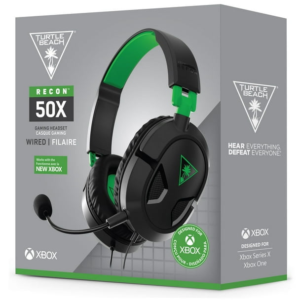 Casque de jeu stéréo Turtle Beach Ear Force Recon 50X pour Xbox One et  Series X