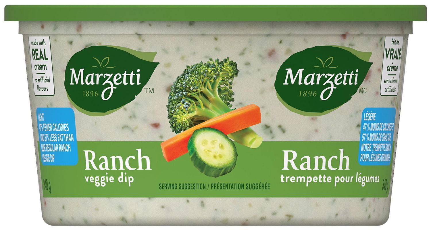 Marzetti Trempette pour Légumes Ranch Légère 340 g