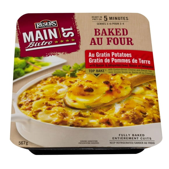 Reser's Fine Foods Gratin de pomme de terre au four avec baçon et jalapeño