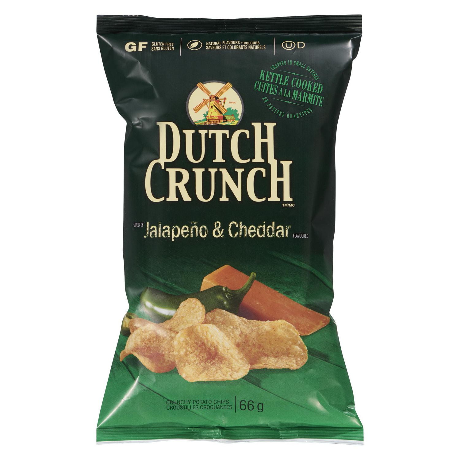 Dutch Crunch Jalapeno & Cheddar, Kettle Chips